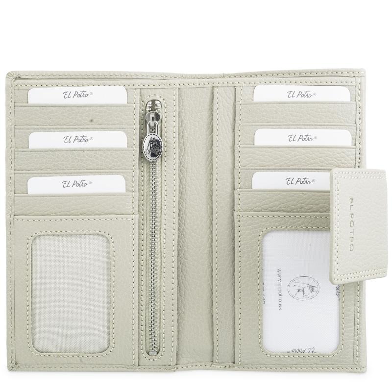 El potro Cartera de mujer grande en piel vacuno color beige - I R I S Envío internacional gratuito