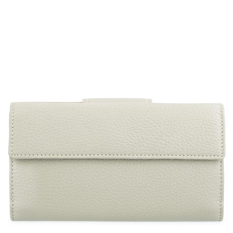El potro Cartera de mujer grande en piel vacuno color beige - I R I S Envío internacional gratuito