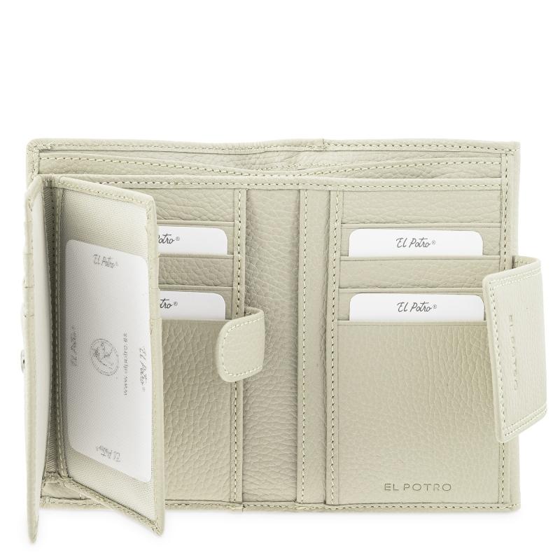 El potro Cartera de mujer mediana en piel vacuno color beige- I R I S Ahorra y exporta
