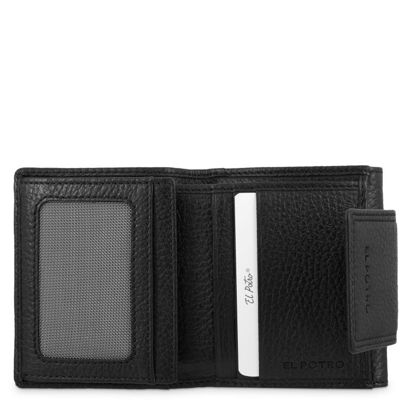 El potro Cartera de mujer pequeña en piel vacuno color negro - I R I S Precios de Black Friday
