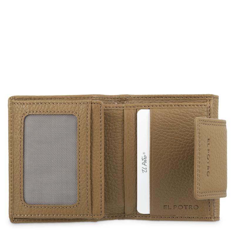 El potro Cartera de mujer pequeña en piel vacuno color cuero - I R I S En oferta