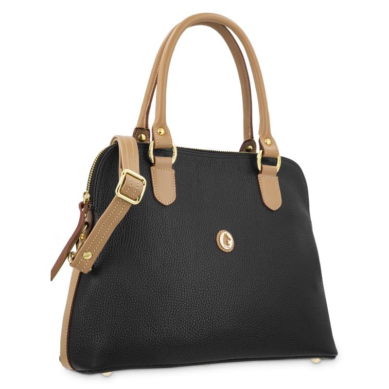 El potro Bolso bugatti de mujer en piel vacuno color negro- Oasis Descuentos del mes