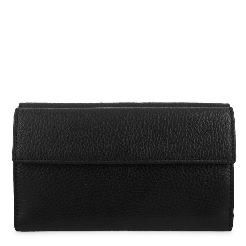 El potro Cartera grande mujer en piel vacuno color negro-El Potro 2025