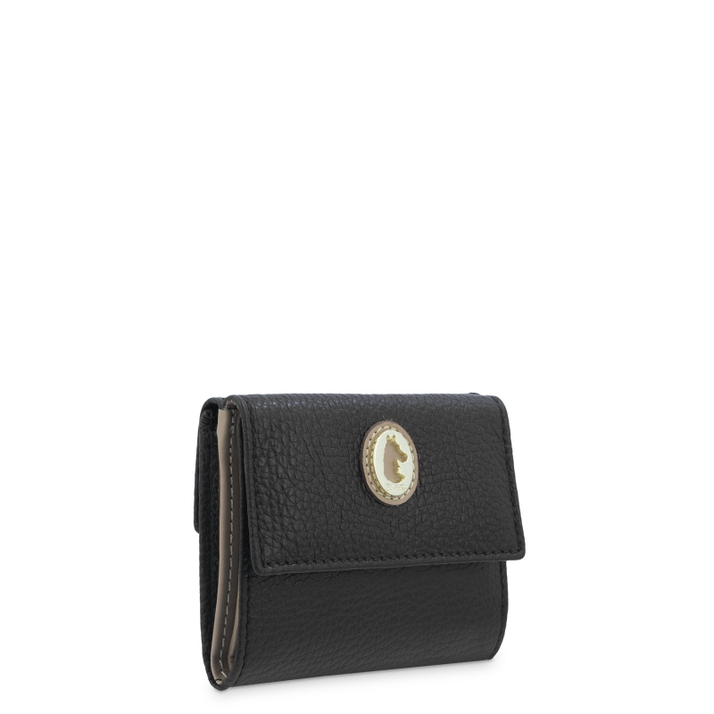 El potro Cartera pequeña mujer en piel vacuno color negro-El Potro Outlet online