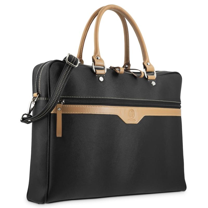 El potro Bolso carpeta grande mujer color negro-Base Tienda