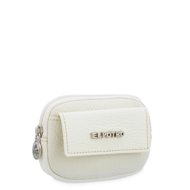 El potro Monedero mujer en piel vacuno color ivory - Floater Rebajas top