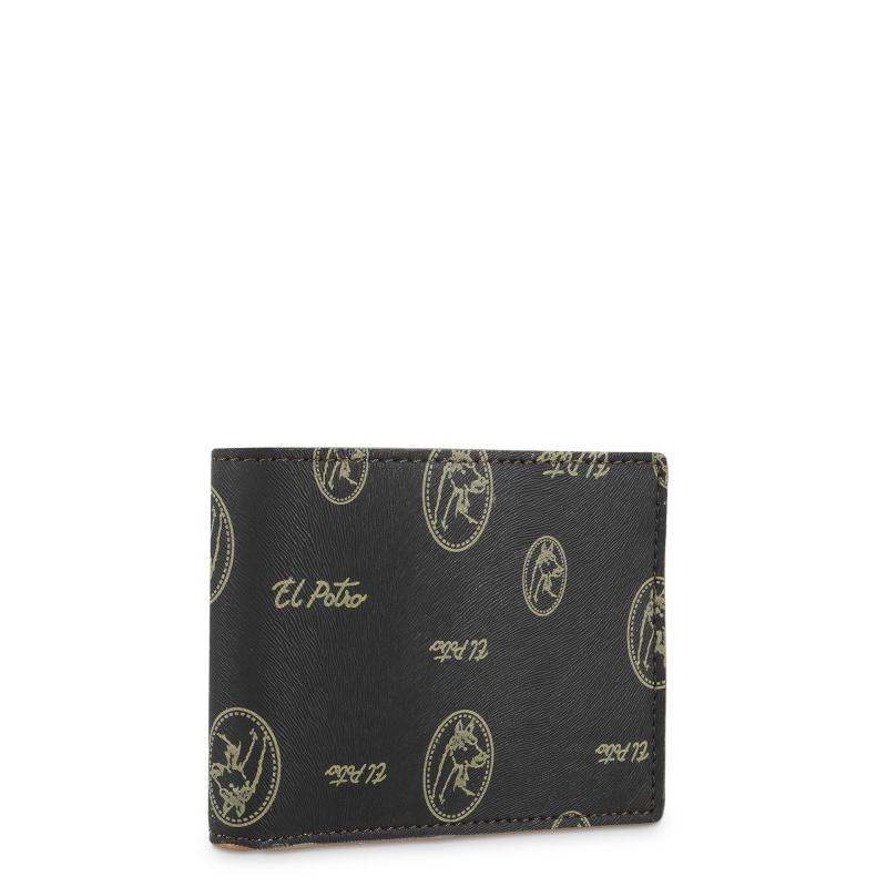 El potro Cartera con monedero interior color negro - El Potro Superdescuento