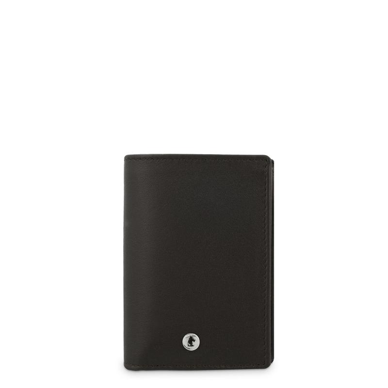 El potro Cartera tarjetero hombre en piel vacuno color marrón Elite-El Potro