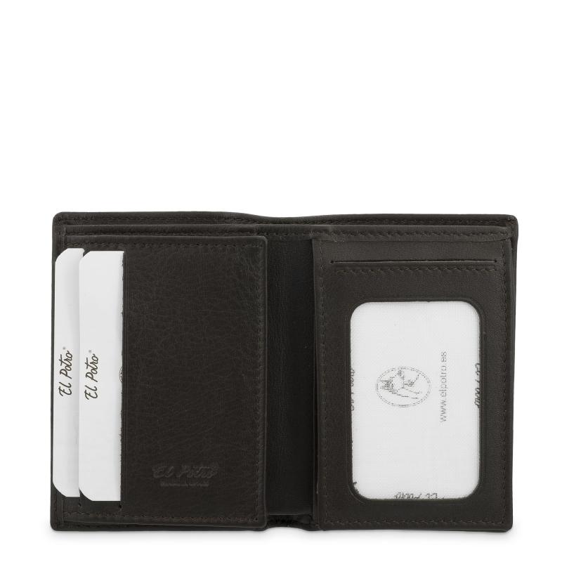 El potro Cartera tarjetero hombre en piel vacuno color marrón Elite-El Potro Limitado a 3 días