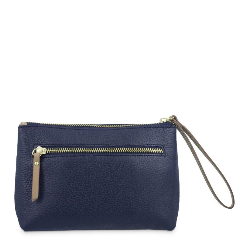 El potro Bolsa en piel vacuno color azul - El Potro Última moda
