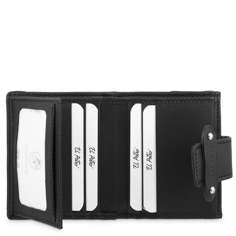 El potro Cartera pequeña mujer color negro casual- E L P O T R O Ofertas de temporada