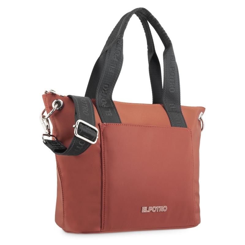El potro Bolso cesta bandolera color naranja-EL POTRO Precio ultrabajo