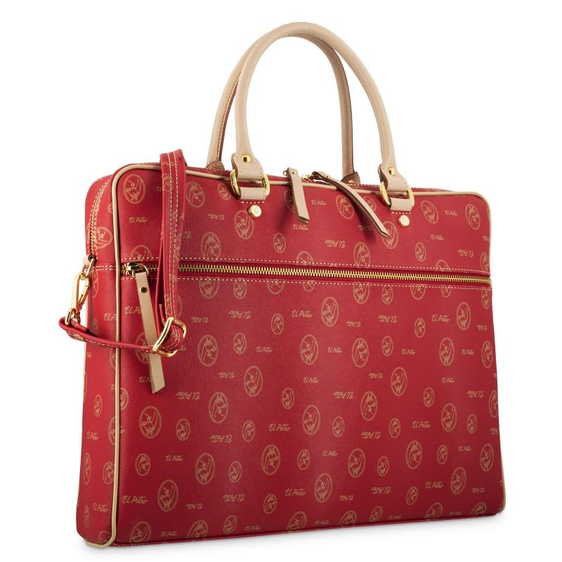 El potro Bolso carpeta grande de mujer en color rojo - EL POTRO Rebajas de fábrica