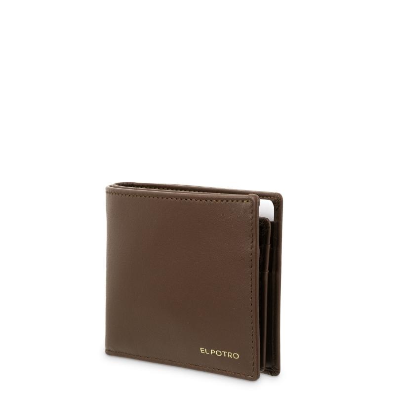 El potro Cartera tarjetero en piel vacuno color cuero-ELPOTRO Mejor oferta