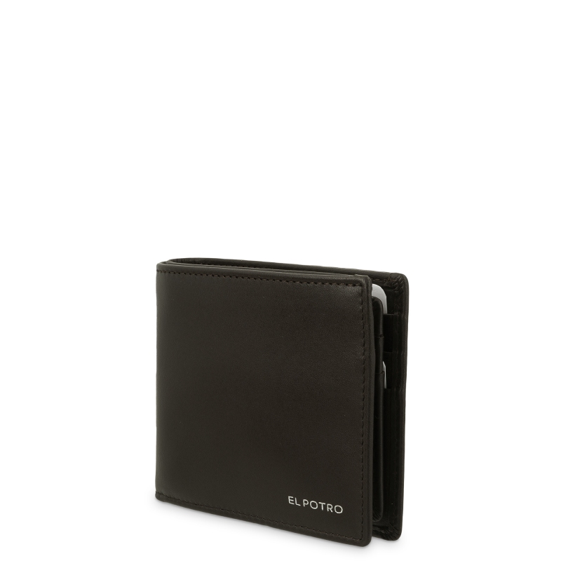 El potro Cartera tarjetero en piel vacuno color marrón-ELPOTRO Rebajas top