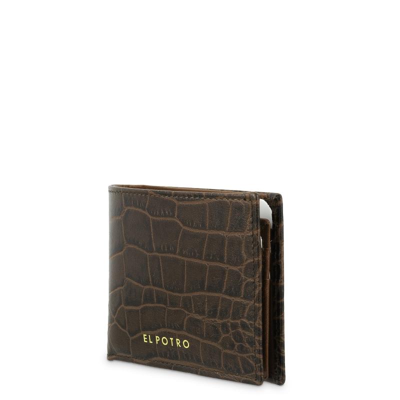 El potro Cartera billetera tarjetero hombre en piel vacuno color marrón-Coco COMPRAR AHORA