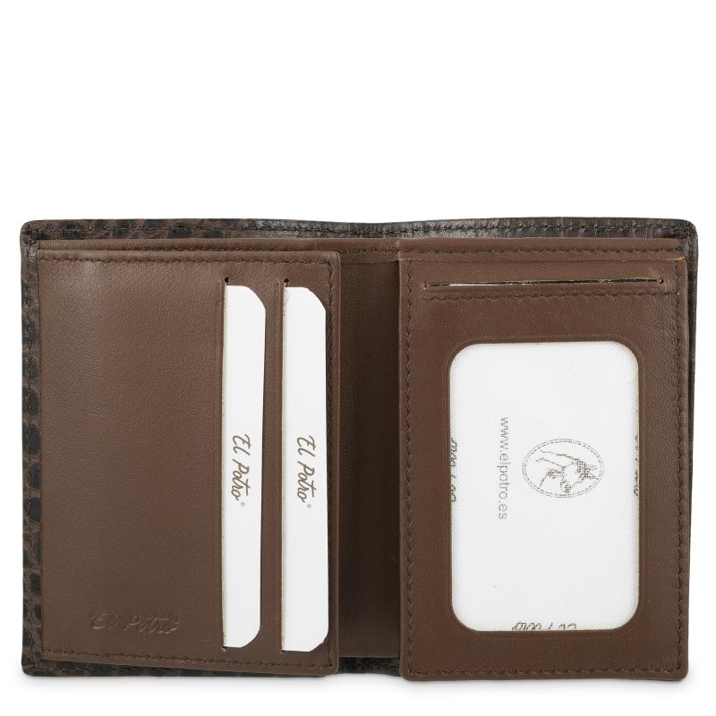 El potro Cartera hombre en piel vacuno color marrón-Coco Últimos 2 días