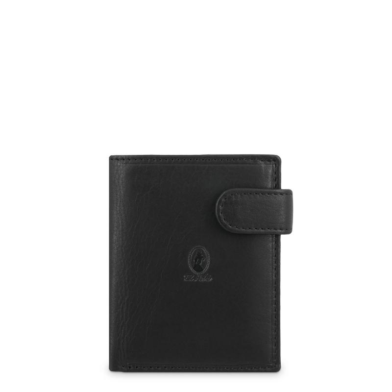 El potro Cartera con monedero exterior hombre en piel vacuno color negro- Durango