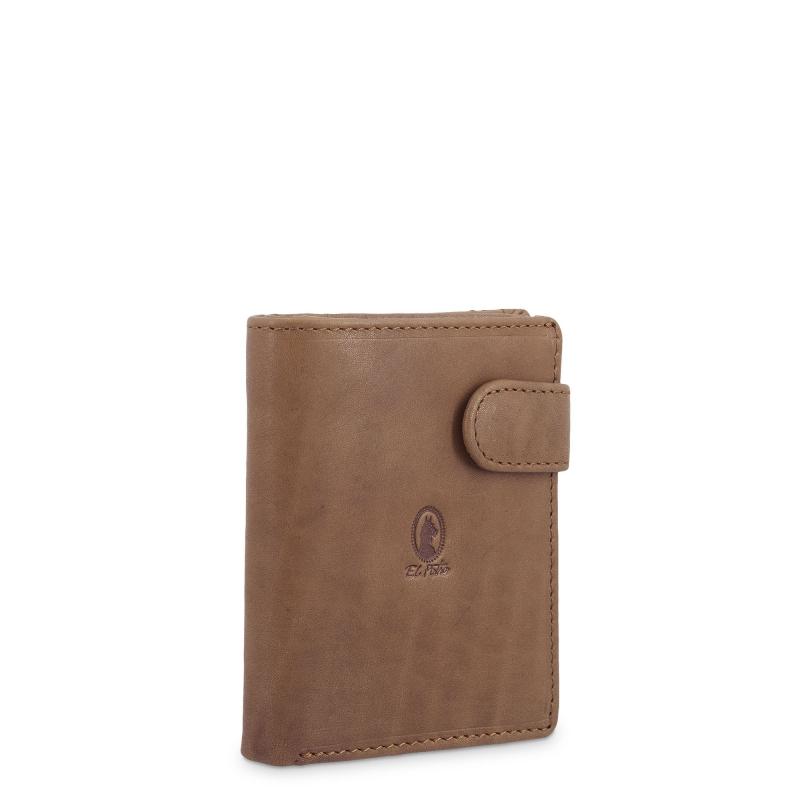 El potro Cartera con monedero exterior hombre en piel vacuno color cuero- Durango Envío internacional gratuito
