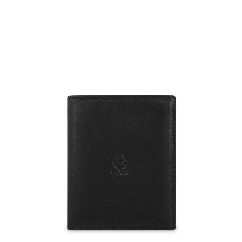 El potro Cartera hombre en piel vacuno color negro -Durango