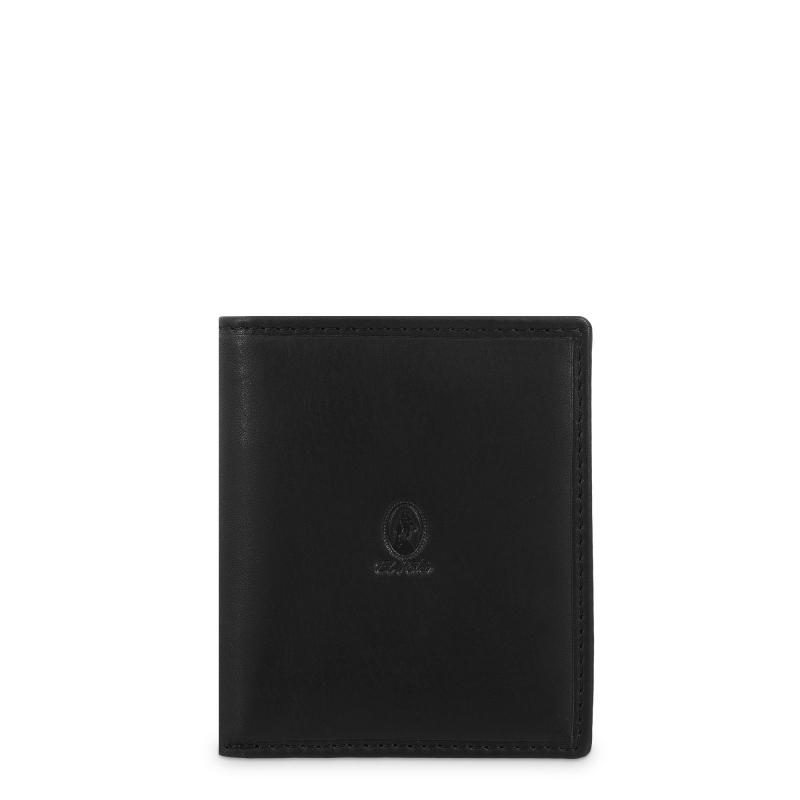 El potro Cartera de hombre con monedero exterior en piel vacuno color negro - Durango