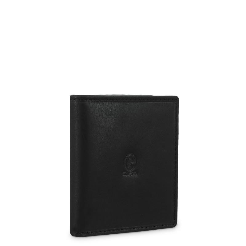 El potro Cartera de hombre con monedero exterior en piel vacuno color negro - Durango En oferta