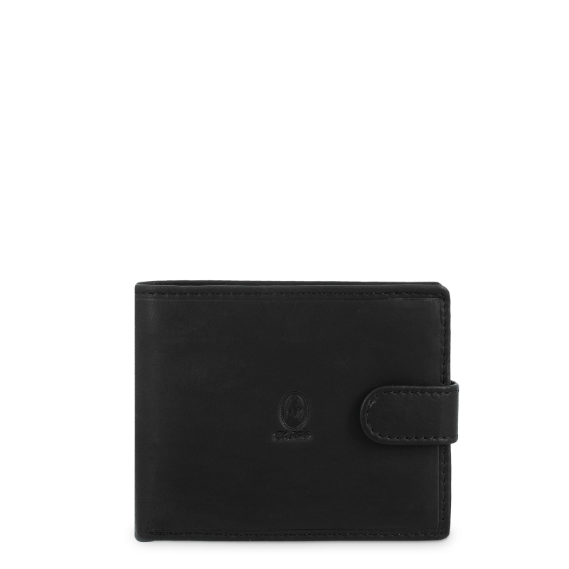 El potro Cartera monedero interior de hombre en piel vacuno negro-Durango