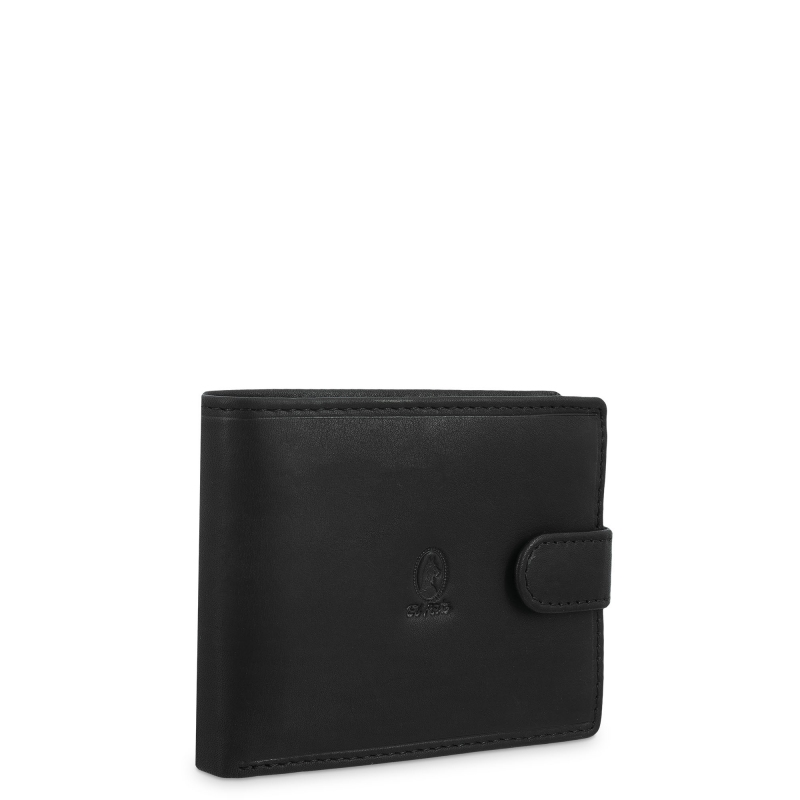 El potro Cartera monedero interior de hombre en piel vacuno negro-Durango Descuentos del mes
