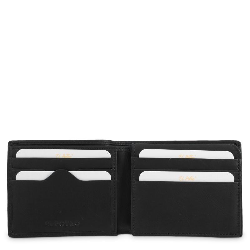 El potro Cartera hombre en piel vacuno color negro - Durango Ofertas de temporada
