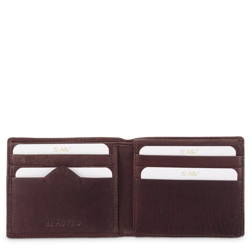 El potro Cartera hombre en piel vacuno color marrón - Durango Ofertas especiales