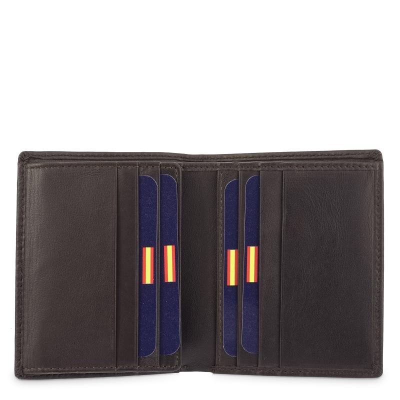 El potro Cartera hombre en piel vacuno color marrón - Roma Rebajas de fin de temporada
