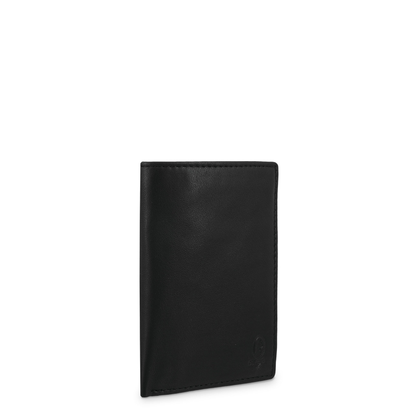El potro Cartera grande con tarjeteros exterior hombre en piel vacuno color negro -Roma Precio ultrabajo