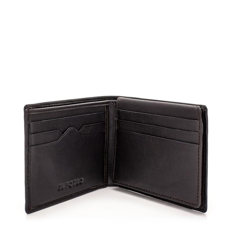 El potro Cartera hombre en piel vacuno color negro - Roma En línea