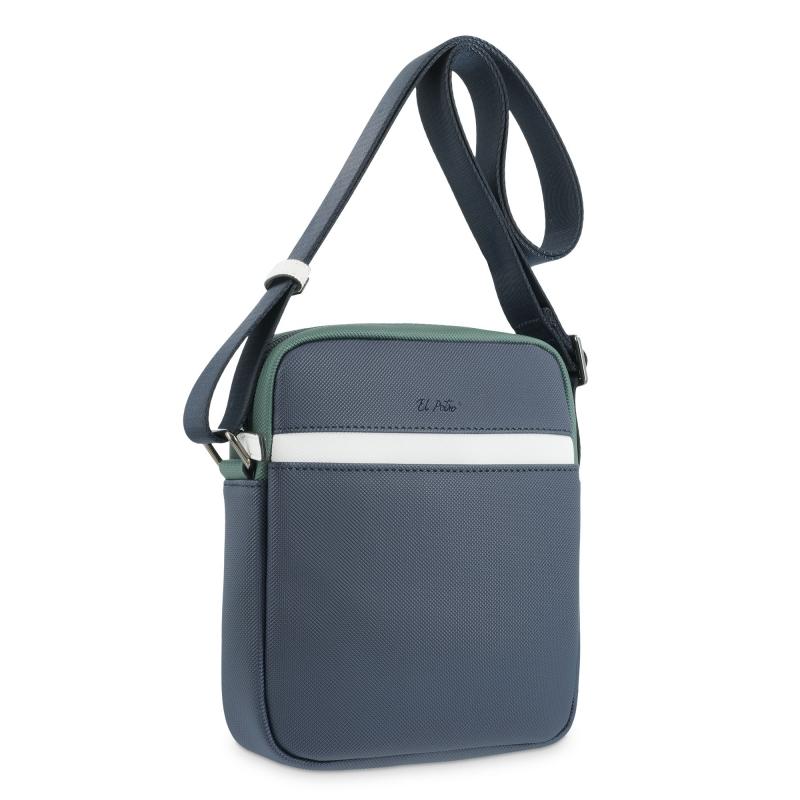 El potro Bolso bandolera pequeño color azul Denver-El Potro En oferta