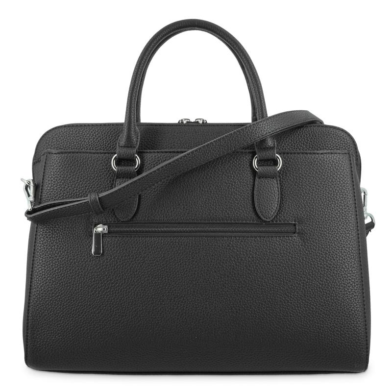El potro Bolso shopping 3 cremalleras de El Potro color negro-Siena Liquidación