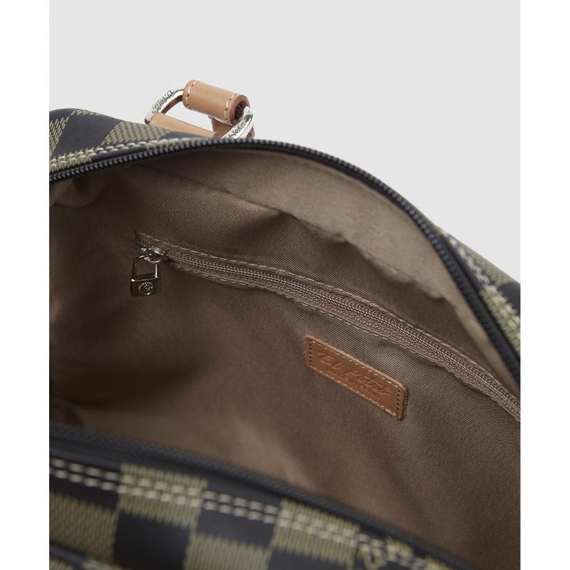 El potro Bolso Bowling mujer en lona y piel vacuno color NEGRO - Chess Envío gratis
