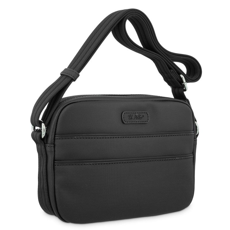 El potro Bolso bandolera color negro niza-El Potro Superdescuento