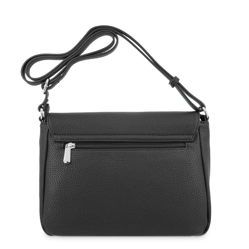 El potro Bolso solapa bandolera de El Potro color negro-Siena Grandes descuentos