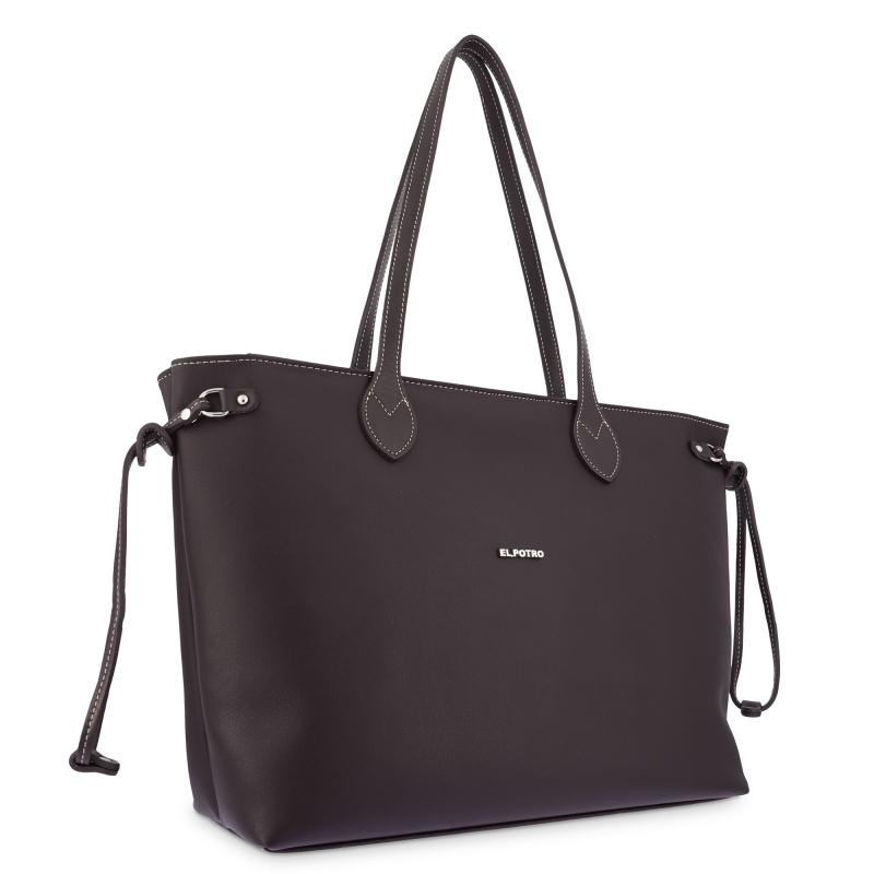 El potro Bolso Tote mujer color marrón - Angula Oferta exclusiva
