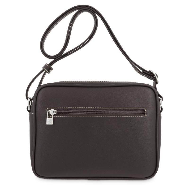 El potro Bolso bandolera pequeña mujer en lona color marrón-Angula En oferta