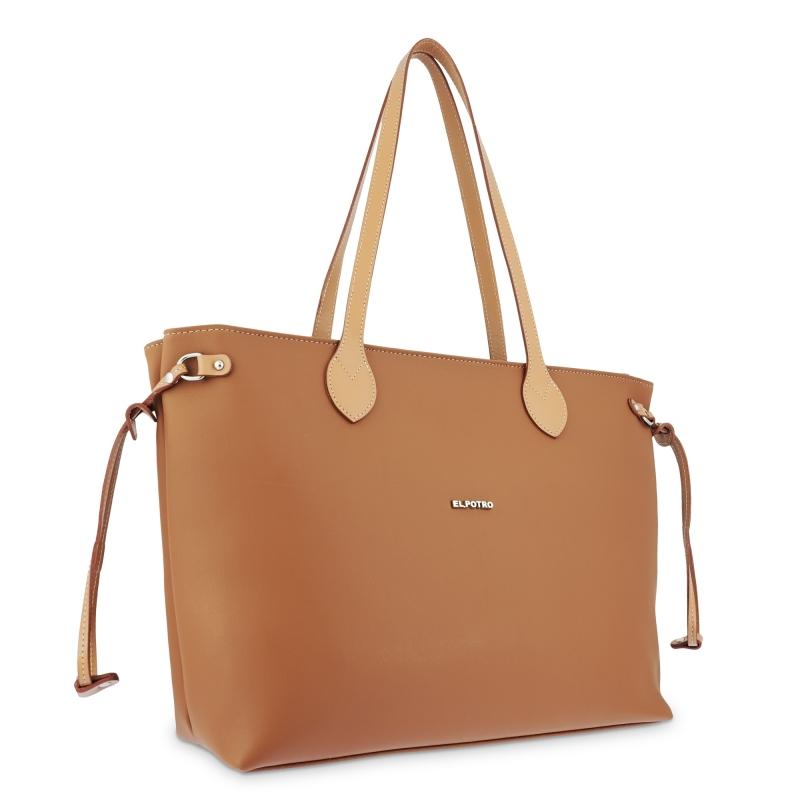 El potro Bolso Tote mujer color cuero - Angula Rebajas baratas