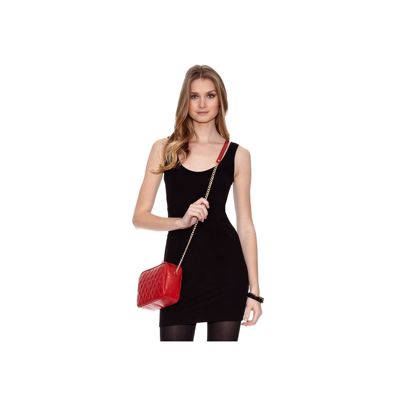El potro Bolso Bandolera mujer en piel vacuno color rojo - Piel Grandes descuentos