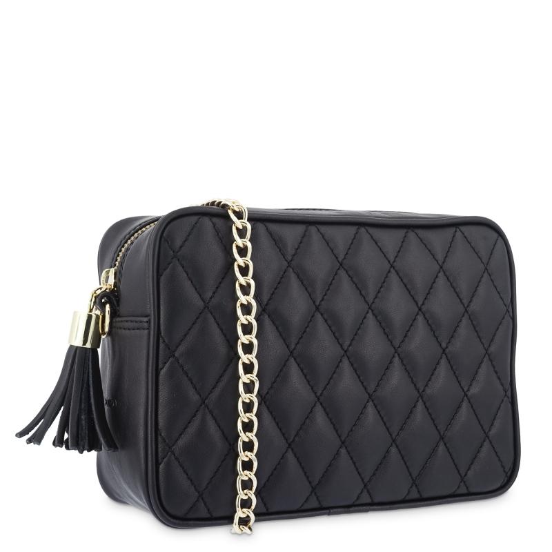 El potro Bolso Bandolera mujer en piel vacuno color negro - Piel vacuno Envío internacional gratuito