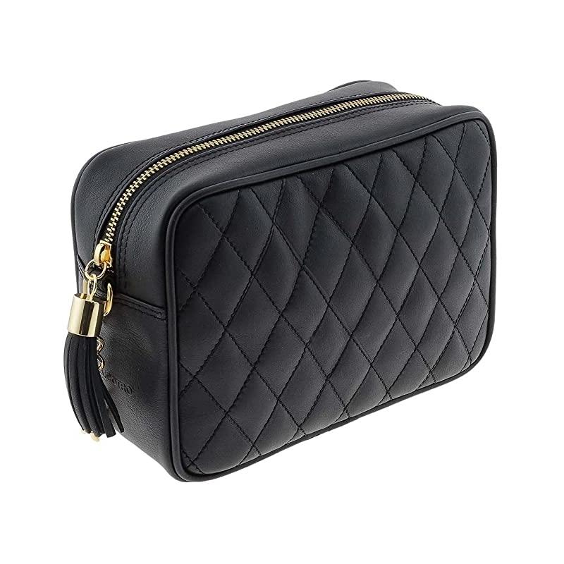 El potro Bolso Bandolera mujer en piel vacuno color negro - Piel vacuno Envío internacional gratuito