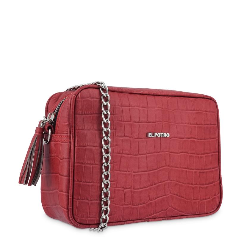 El potro BOLSO BANDOLERA ROJO EL POTRO Libre de impuestos