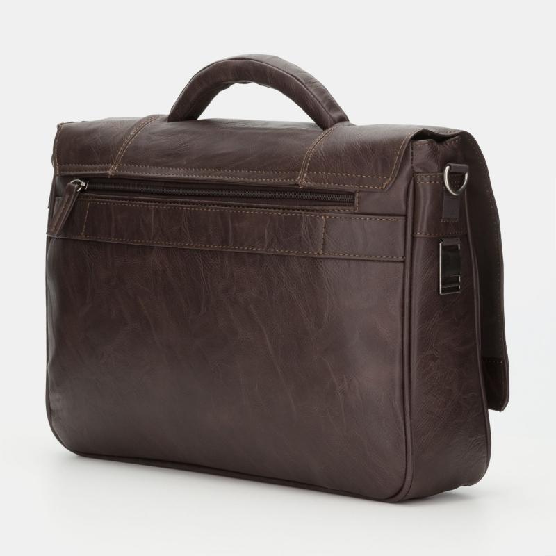 El potro Carpeta hombre en lona color marrón - Berlín Outlet online