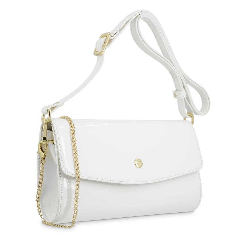 El potro Bolso de fiesta mujer en color blanco - Charol Ofertas