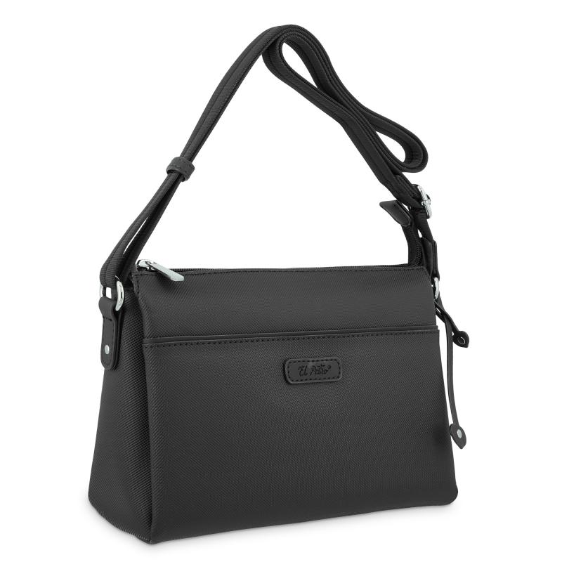 El potro Bolso bandolera departamento color negro niza-El Potro Gran oferta