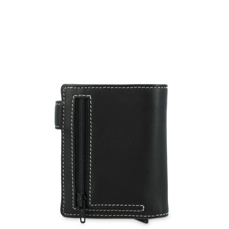 El potro Tarjetero protector en piel vacuno color negro Urban-E L P O T R O Tienda