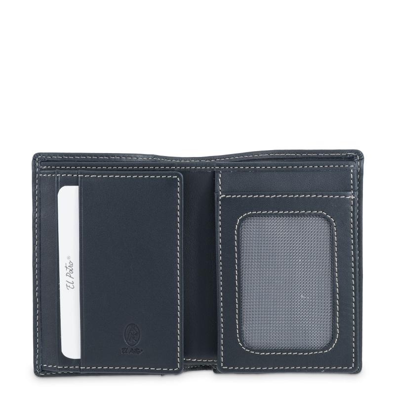 El potro Cartera tarjetero de hombre en piel vacuno azul Urban-E L P O T R O Envío gratis
